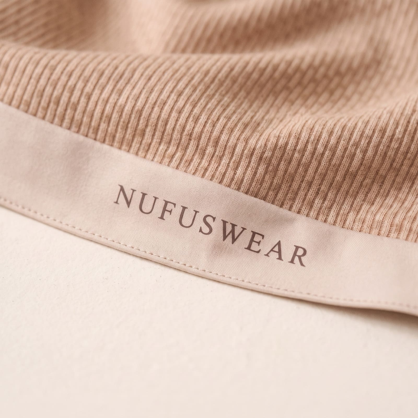 Atlas Ribbed Underscarf — Nude