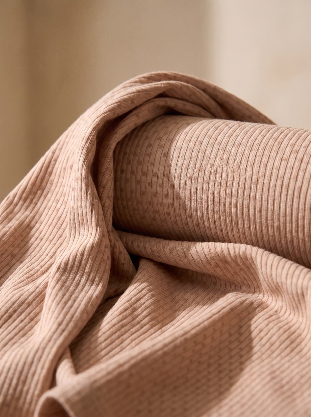 Atlas Ribbed Underscarf — Nude